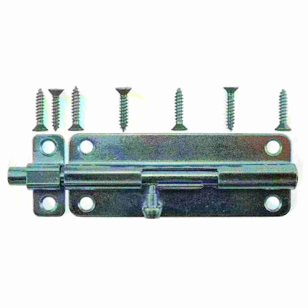 Midwest Fastener 5" Zinc Plated Steel Barrel Bolts 2PK 37284